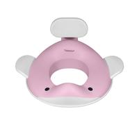 Réducteur de toilette baleine rose pâle