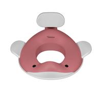 Kindsgut Réducteur de toilette baleine pour enfants, conception de baleine adaptée aux enfants, dans des couleurs subtiles et modernes, adapté aux enfants, Rose foncé