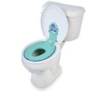 Disney Baby Stitch Reducteur Toilette Enfant Flip & Sit de Bright Starts, se fixe solidement aux toilettes, s'adapte à la plupart des toilettes, facile à nettoyer