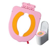 Réducteur De Toilette Pour Bébé | Siège de Toilette Pliable Enfant avec Poignées pour Voyage | Coussin d'Apprentissage avec Ventouses pour Garçons et