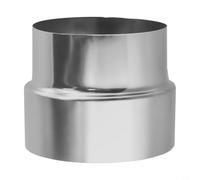 Réducteur de tuyau de fumée en acier inoxydable - Adaptateur pour systèmes de chauffage et de ventilation - Diamètre : 60 mm - Diamètre : 50 mm - Diamètre : 110 mm - Diamètre : 100 mm