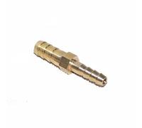 Réducteur de tuyau droit en laiton, 1 pièce, raccord de tuyau à 2 voies, raccord de raccord en cuivre, connecteur d'épissure, adaptateur de coupleur for carburant, gaz et eau ( Size : 8mm-10mm Barb )