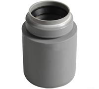 Réducteur de tuyau en plastique de 50 mm à 32 mm, raccord rapide avec joint torique pour plomberie, pas de colle nécessaire, adaptateur gris