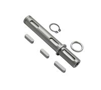 Réducteur d'engrenage à vis sans fin NMRV RV 050, arbre de sortie simple, Double, 25mm, boîte de vitesses for graveur CNC, tour de routeur (Color : Single Shaft, Size : RV050 25mm)