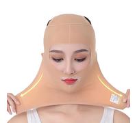 Réducteur Double Menton - Bande Visage ÉLastique, Ceinture Raffermissante Correcteur V Lignes | Taille Ajustée Effet Lifting Pour Raffermir Tonifier La Peau Visage, Utilisation Maison Beauté Femme