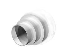 Réducteur droit et augmentateur de conduit adaptateur connecteur en ligne chauffage refroidissement ventilation ventilateur 180 mm à 160 mm