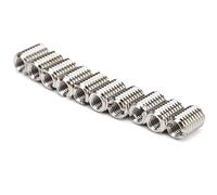 Réducteur M5 M8 Insert en Acier Inoxydable 303 - 10 Pièces Écrou de Réparation de Filetage - Accessoire de Fixation Inoxydable M5 x 0.8mm M8 x 1.25mm 12MM