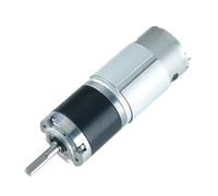 Réducteur planétaire 36GA-555 DC miniature à faible vitesse réglable 12 V 24 V Moteur à aimant permanent arbre de sortie central (24 V, 112 tr/min)