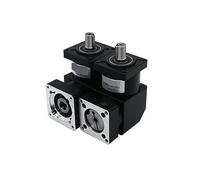 Réducteur planétaire à Angle droit PXW57 PXW60 costume for Nema23 57/Nema24 60 rapport de servomoteur pas 4 5 6 10 16 20 100 144 216 Fonctionnement Fiable(144,PXW60)