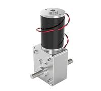 Réducteur Planétaire, Moteur à engrenages 5840-31 DC 12V Volt, Double arbre Long 33MM, boîte de vitesses inversée, engrenages tous métalliques, moteur de vitesse 12-470 tr/min 24V(12V 10RPM,Bracket Mo