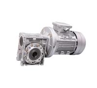 Réducteur triphasé 380 V vertical compact à carter en aluminium, à vis sans fin NMRV et turbine RV50 avec moteur 0,25 0,37 0,55 0,75 kW(Ratio 40 to 1,0.75KW 80B5)