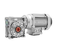 Réducteur triphasé 380 V vertical compact à engrenages à vis sans fin et turbine RV30/RV40 avec moteur 0,12/0,18/0,25/0,37 kW(Ratio 30 to 1,RV30-0.18KW)