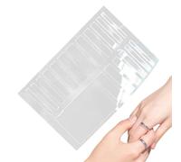 Réducteurs pour Bagues Trop Grandes-Espaceur Transparent Pour Alliance,Garde Réutilisable Transparent Serre Anneau Confortable pour Sport Mariage Fiançailles