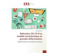 Reduction 3D-1D d'un modele viscoelastique en grandes deformations Analyse theorique et simulation numerique - Joelle Beyrouthy - Universitaires Europeennes - broché - Essai