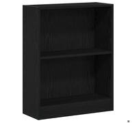 Réduction - Bibliothèque en bois，Meuble Étagère - Grand espace - Noire 60x24x76 cm en bois d'ingénierie @87335