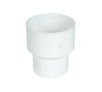 Réduction concentrique Ø100/80 mm - Accessoire gouttière - Blanc