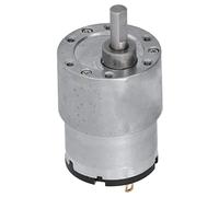 Réduction de vitesse du moteur DC 12V Motor CW CCW Motors de fil de cuivre avec arbre D de 6 mm JGB37-520 pour les appareils de bureau Smart Home Automation (960 tr/min)