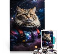 Réduction du Stress intéressante Chat de l'espace Cosmique Puzzles pour Adultes de 1000 pièces 26x38cm Œuvre d'art à partir de 14 Ans