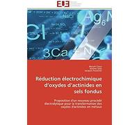Réduction Électrochimique D'oxydes D'actinides En Sels Fondus