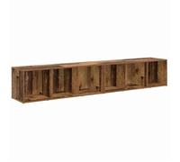 Réduction - Ensemble Set/Ensemble/Unités murales TV - RUIGOU - 2 pcs - bois Ancien - bois d'ingénierie @FR822753