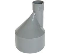Réduction extérieure excentrée NICOLL - Ø 100/32 mm - PVC lisse non microporeux