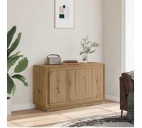 Réduction FR - Buffet Bas enfilade - Commode salon chêne artisanal 102x35x55 cm - Aspect Bois d'ingénierie -456488