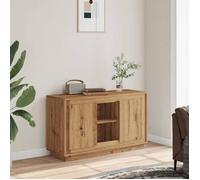 Réduction FR - Buffet Bas enfilade - Commode salon chêne artisanal 102x35x60 cm - Aspect Bois d'ingénierie -227738