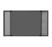 Réduction FR - Moustiquaire amovible extensible pour fenêtres Anthracite (100-193)x75cm Grand650