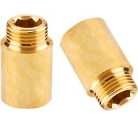Réduction G1/2"" à G1"" en laiton,2 pièces Rallonge de réduction G1/2"" extérieur(Ø20,3mm) x G1"" intérieur(Ø30,5mm),Mamelon à manchon réduit F/M avec joint en caoutchouc