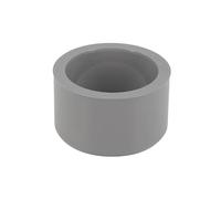 Réduction incorporée mâle 80 mm, femelle 63 mm.