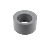 Réduction incorporée PVC mâle 80 mm, femelle 50 mm.