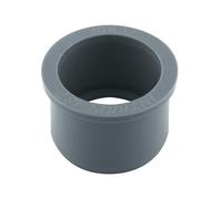 Réduction incorporée PVC mâle/femelle 40 x 32mm à coller gris Fitt