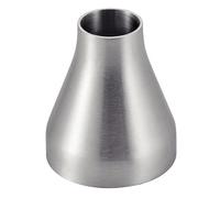 Réduction inox concentrique SMS avec partie droite diam 63x51mm épaisseur 1,5 inox 316L échappement Connecteur/Adaptateur de tuyau d'échappement