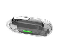 【Réduction intelligente du bruit et haute qualité sonore】 Compartiment transparent pour le sport, longue durée de vie de la batterie, profitez d'une expérience musicale fluide ! SYz210 (noir, taille