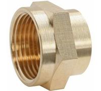 Réduction laiton avec butée interne Femelle 20/27 (3/4") - Femelle 15/21 (1/2") lot de 2