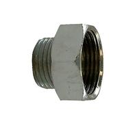 Réduction mâle 12/17 femelle 15/21 chromé - - D05502C
