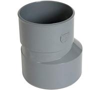 réduction - mâle / femelle - extérieure excentrée - diamètre 125 / 80 mm - nicoll ix4