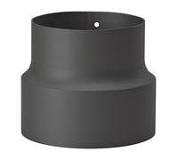 Réduction pour tuyau de poêle de 180 mm à 150 mm - Noir