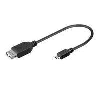 Réduction Premiumcord Usb A (F) - Microusb (M) Otg, De 0,2 M, Noir, Usb Otg, Câbles Usb, Câbles, Adaptateurs, Commutateurs