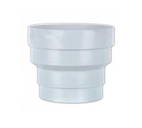Réduction pvc blanc d.125 à 100mm