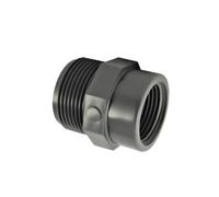 Réduction PVC pression à visser mâle 20x27 (3/4""), femelle 12x17 (3/8"")