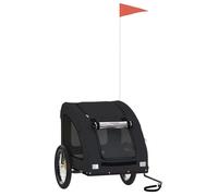 Réduction - Remorque de vélo Chariot de vélo en jogger / poussette - pour animaux de compagnie noir @FR530824