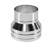 Réductions/extensions - simple paroi - Schiedel PRIMA PLUS Rauchrohranschluss: Ø 113 mm (Kesselseite: Ø 130 mm)