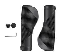 Réduire les vibrations Poignée de vélo Poignée de vélo ergonomique Couvercle de guidon à motif antidérapant Anneaux de verrouillage pour accessoires de VTT Housse de poignée de vélo étanche