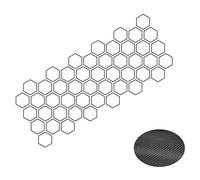 REDVIT 2 Pièces Autocollants Voiture pour Dacia Dokker Duster Jogger Extreme, DIY Autocollant de Modification du Motif en Nid d'abeille Décalque Graphique Autocollant Décoration De Voiture