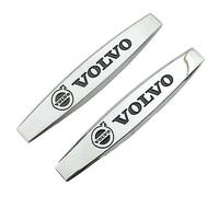 REDVIT 2 Pièces EmblèMe Logo Voiture pour Volvo, Voiture Étiquette de Avant Coffre Latéral Corps Queue de Coffre Badges Insigne Autocollant Accessoires,B
