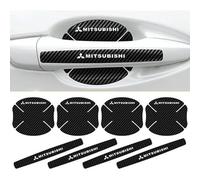 REDVIT 8 pièces Film Protecteur pour poignée de Porte pour Mitsubishi Outlander Pajero, Autocollant poignée portière Voiture Protection Anti Rayures pour poignée de Porte de Voiture,B