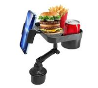 REDVIT Porte Gobelet Voiture pour Citroen C1 C2 C3 C4 C6 DS3 DS5 C3 Aircoss C3, Porte-gobelet de Voiture 3 en 1 Porte-gobelet réglable à 360° Plateau Porte-Gobelet de Voiture Table Multifonction