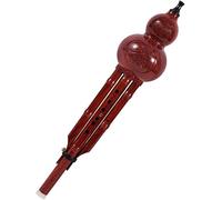Redwood Hulusi Instrument De Musique Traditionnel Chinois Débutant Boîte Set B Clé Bémol Hulusi Curcubit Chinois Gourde Flûte
