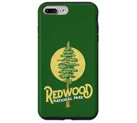 Redwood National Park Retro Vibe Distressed Tree Graphic Coque pour iPhone 7 Plus/8 Plus